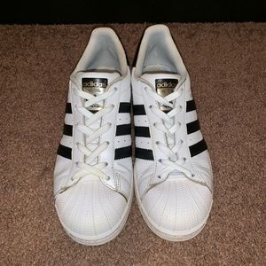 Black and white Adidas Shell Tops